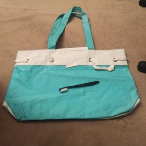 Sac de plage bleu turquoise 