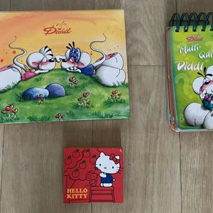 Boîte + livret Diddl / Post-it hello Kitt