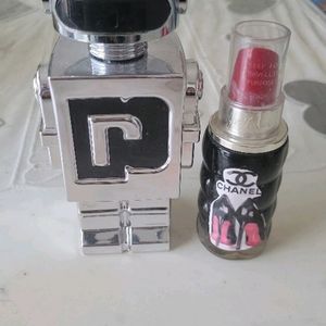 Lot de 2 bouteilles de parfum vide 