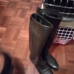 Bottes en cuir 