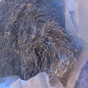 Cheveux d ange argenté 