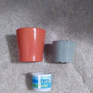 2 petits cache pots