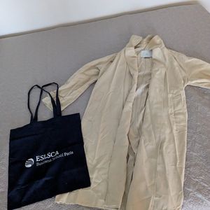 Lot : trench Mango & tote bag
