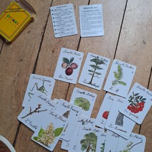 Jeu de cartes 7 familles herbier