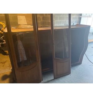 Bibliothèque  vitrine 