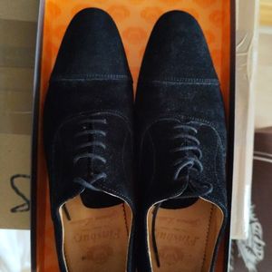 Chaussures noires en daim Finsbury 