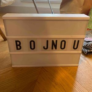 Lampe affichage (sans les lettres)