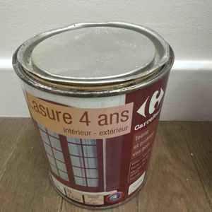 Fin de pot lasure incolore 