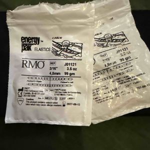 Lot d’élastiques pour bagues dentaires 