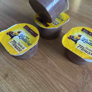 Mousse chocolat noir la laitière 