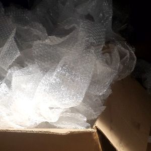 Carton de papiers bulles