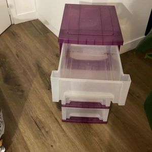 Petit meuble à tiroirs plastique 