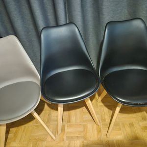 Chaises scandinaves x4