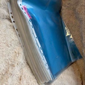 Pochettes plastique classeur 