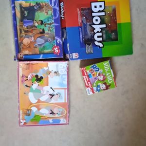 Lot de jeux et et puzzles